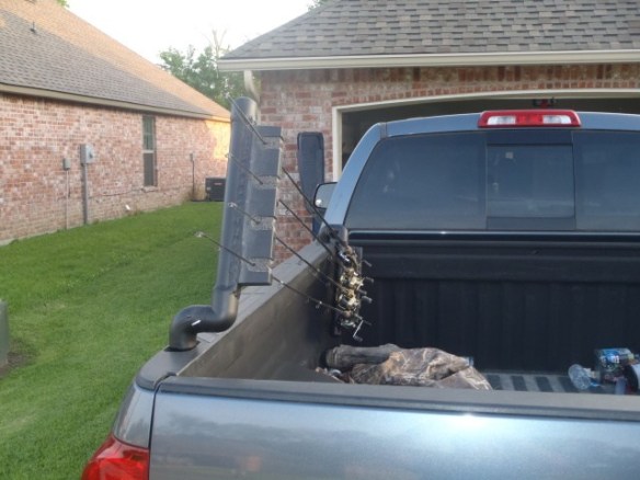 Truck bed rod holder | Mountains to Marsh Truck bed rod holder | Mountains to Marsh