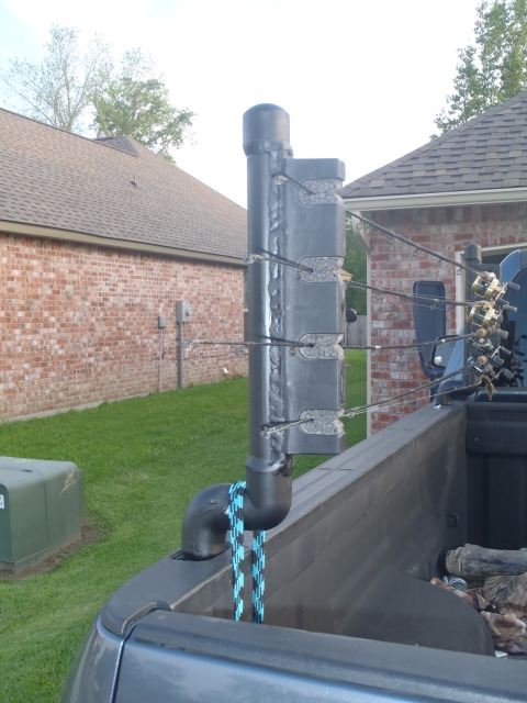 Truck bed rod holder | Mountains to Marsh Truck bed rod holder | Mountains to Marsh